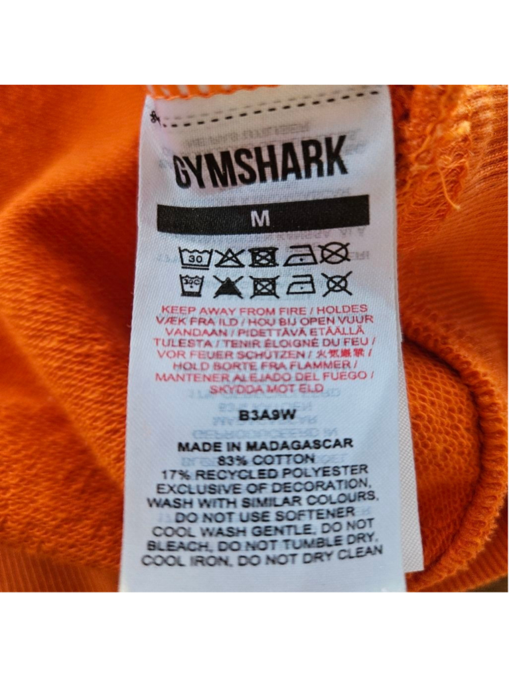 Gymshark Rest Day Sweats Cropped Pullover Size M - Picture 6 of 8